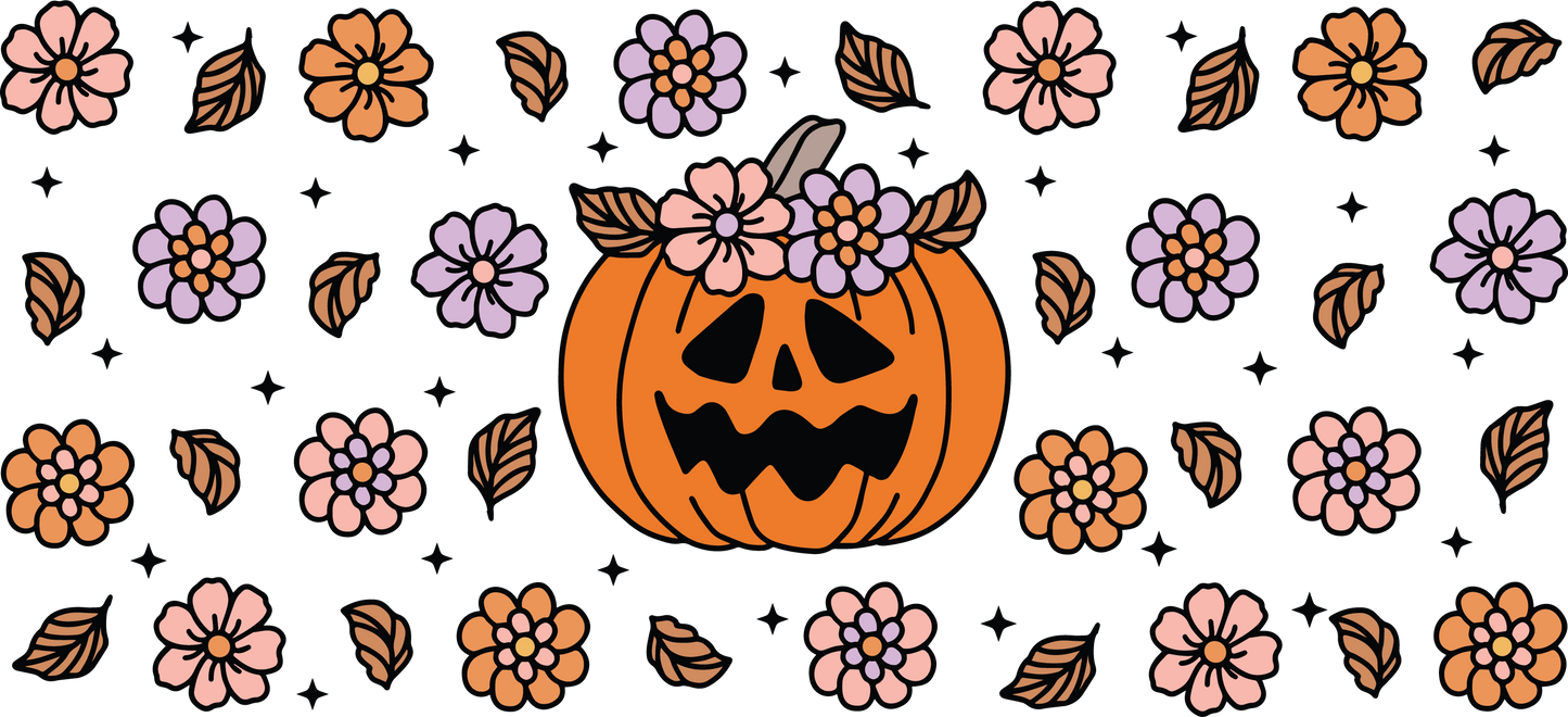 NSF003 - Floral Pumpkin