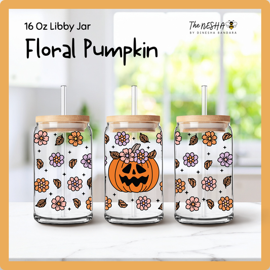 NSF003 - Floral Pumpkin