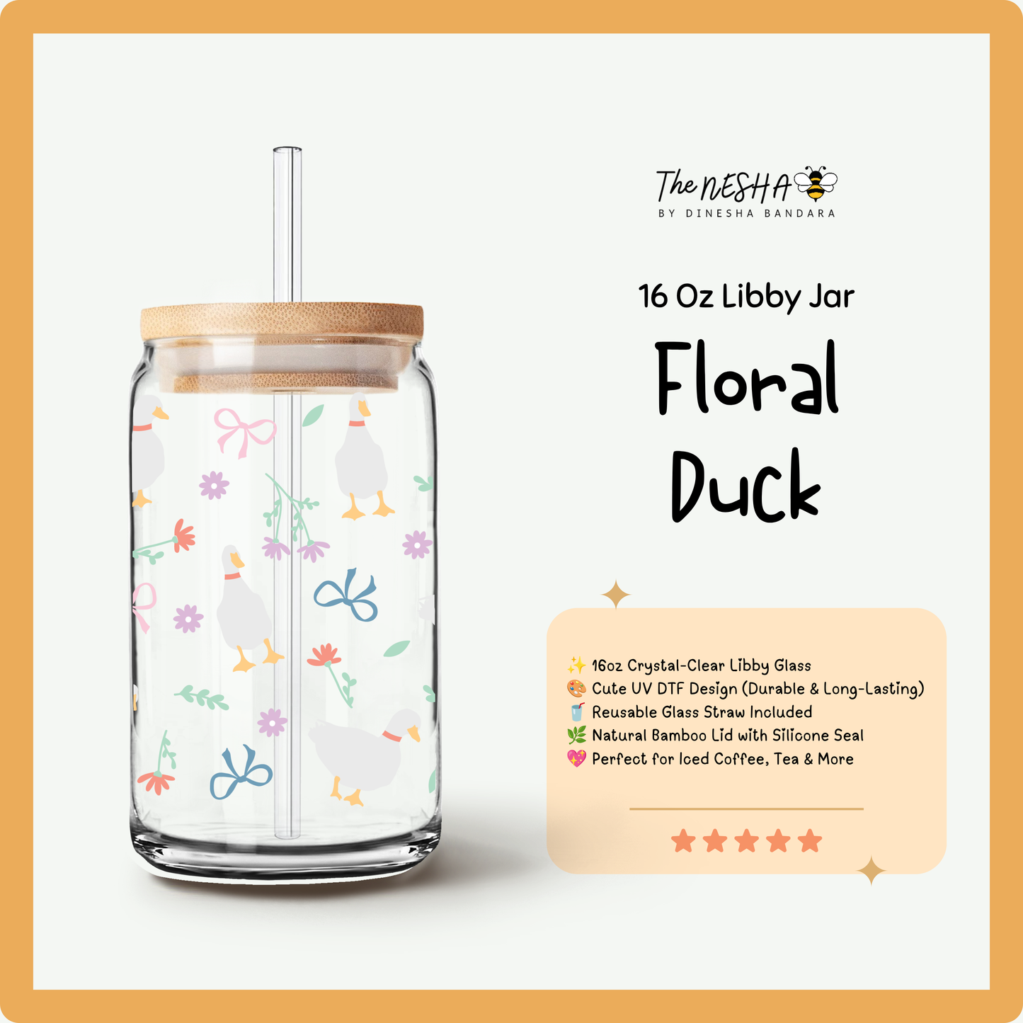 NSC017 - Floral Duck