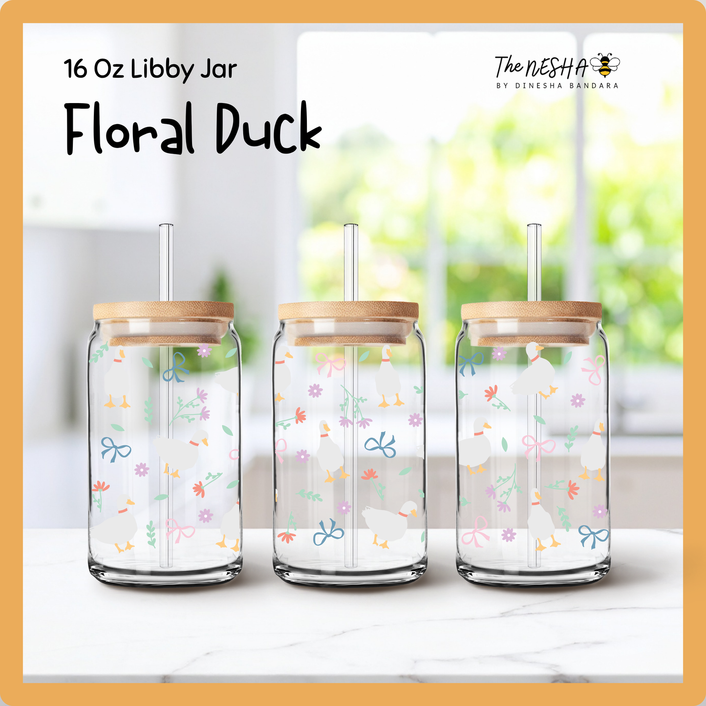 NSC017 - Floral Duck