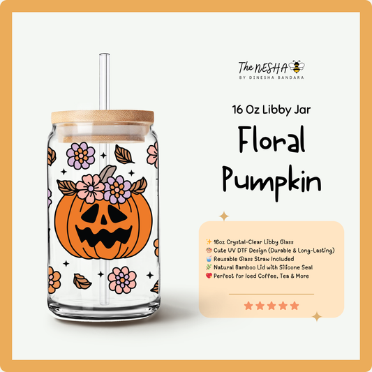 NSF003 - Floral Pumpkin