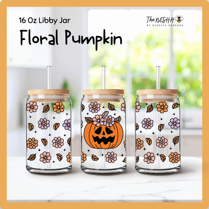 NSF003 - Floral Pumpkin