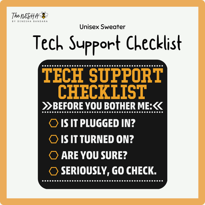 PODSW002 - Tech Support Checklist