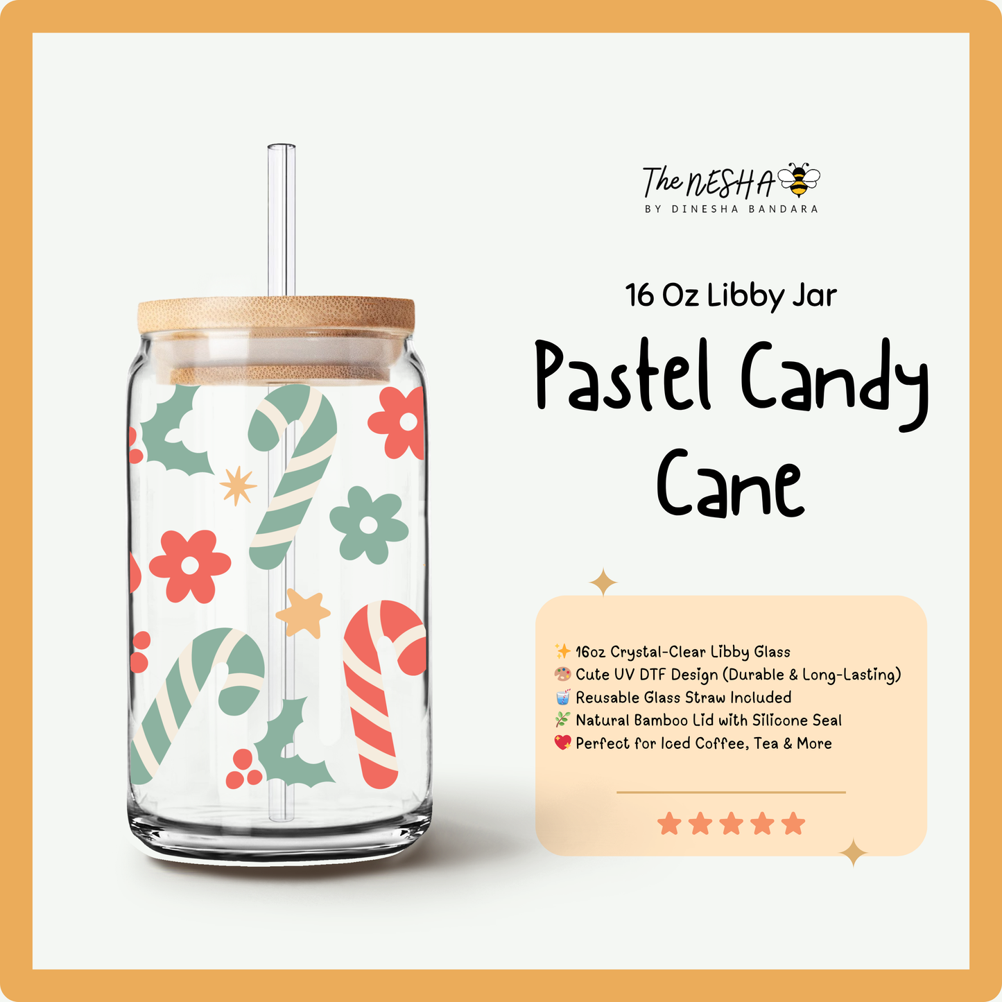 NSCH010 - Pastel Candy Cane