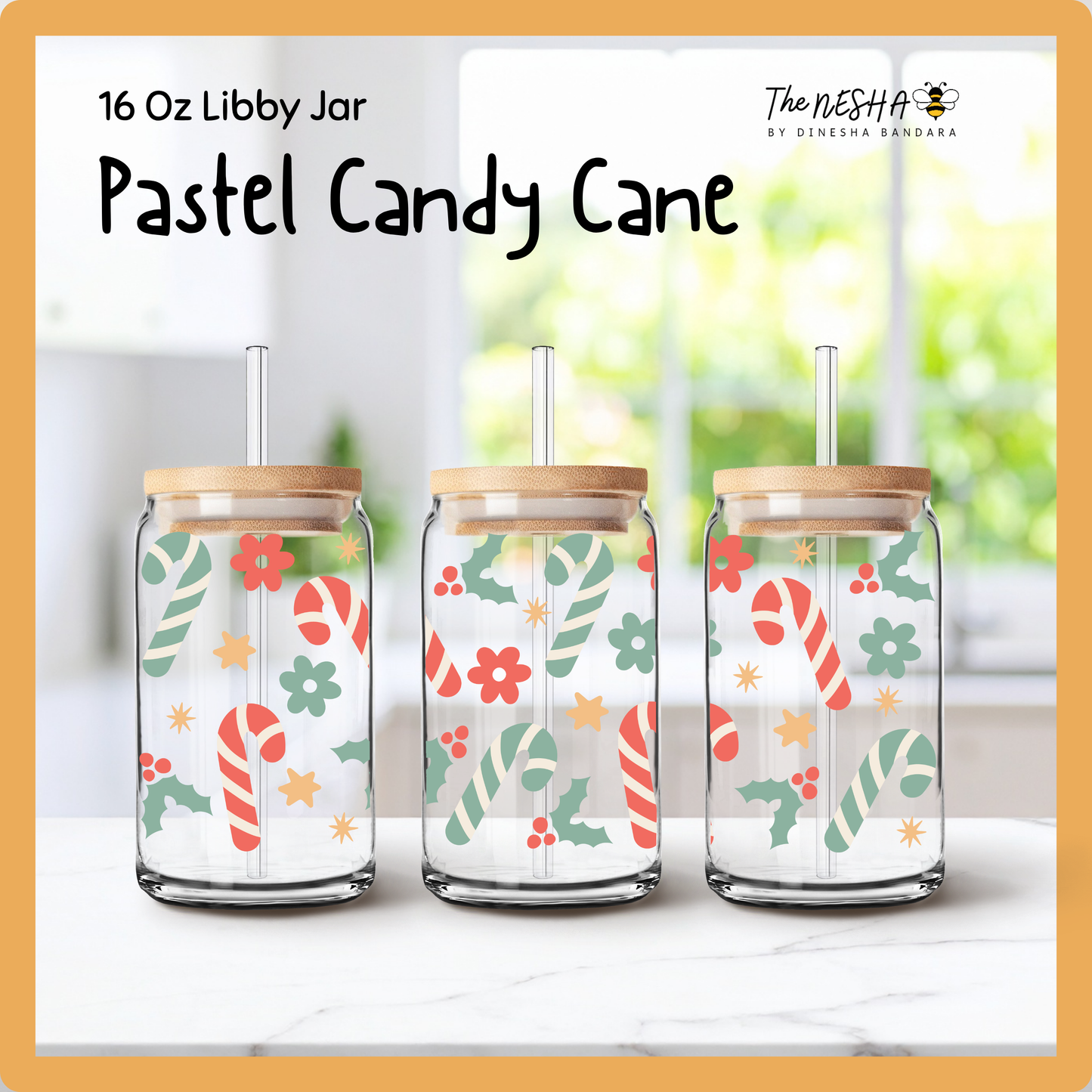 NSCH010 - Pastel Candy Cane