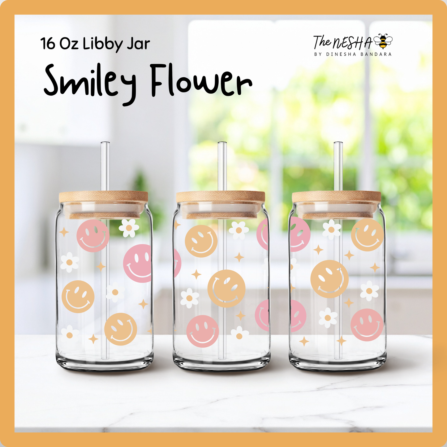 NSC009 - Smiley Flower
